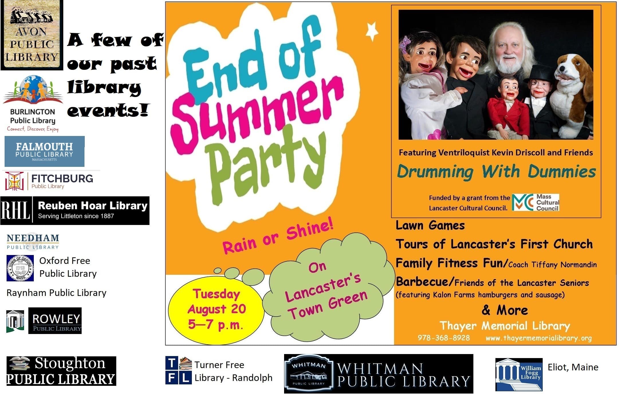 A few of our Library performances