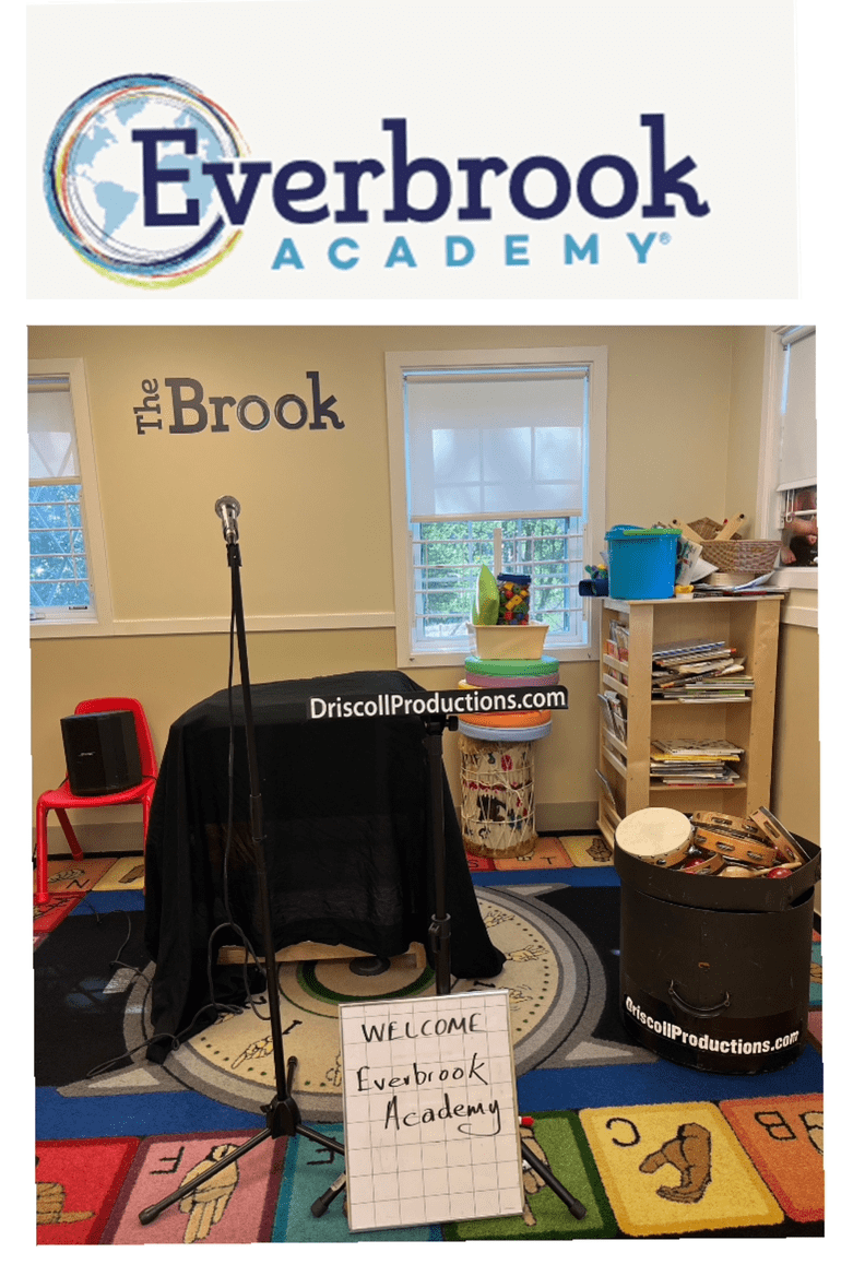 We entertained the children and staff at all of the Boston area Everbrook Academy locations.